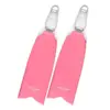 Dive Swim Long Freediving Fins ตีนกบ ครีบดำน้ำ สีชมพู